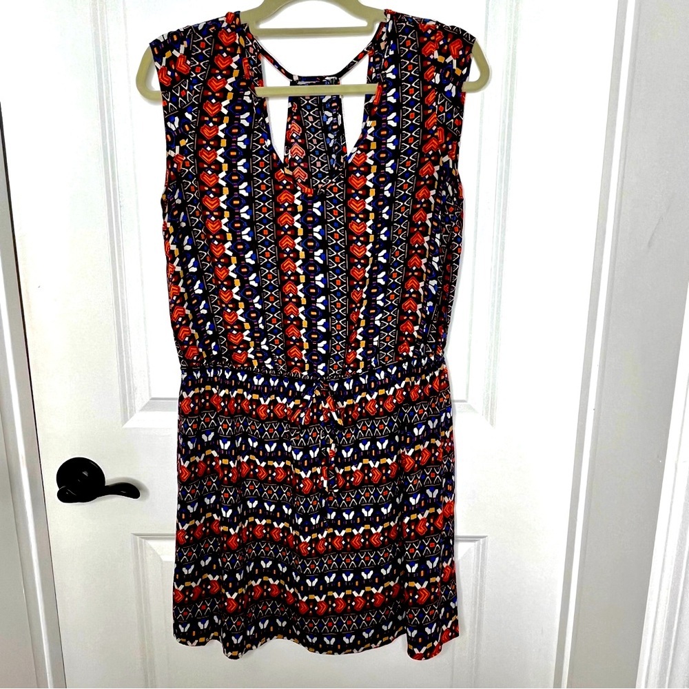 BeBop Western Print Dress - Mini - Size Medium